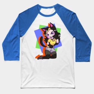 Kitty Kat Gaming Baseball T-Shirt